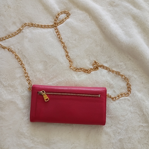 Authentic Miu Miu Pink Pebbled Leather Wallet - Picture 3 of 12